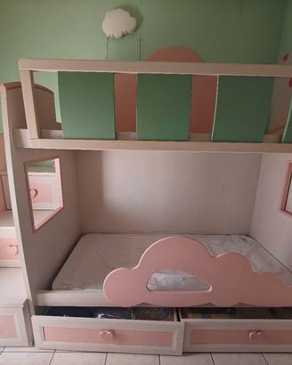 Giesseg Cameretta a soppalco con cabina armadio