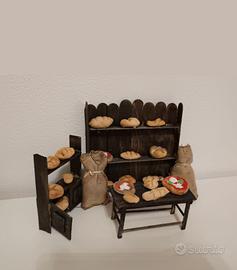 Set diorama presepe artigianale