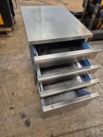CARRELLO DI SERVIZIO INOX USATO