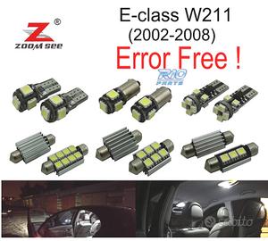 KIT 25 LAMPADE LED INTERNE MERCEDES CLASSE E W211 