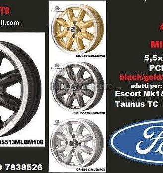4 cerchi MINILITE 5,5X13 PCD 4X108 FORD