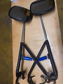 Coppia specchietti supplementari per roulotte