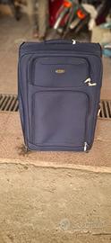 Valigia trolley blue 