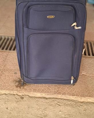 Valigia trolley blue 