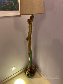 Piantana legno resina