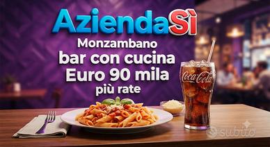 Bar con cucina rateizzabile