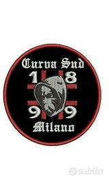 Toppa patch Milan Curva Sud ricamata