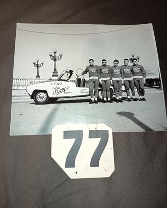 Foto ciclismo 1959 e numero gara