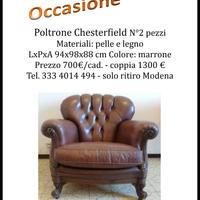 Poltrone chesterfield 