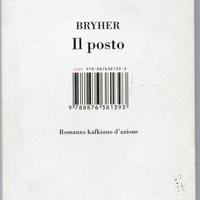 BRYHER Il Posto. ISBN Edizione