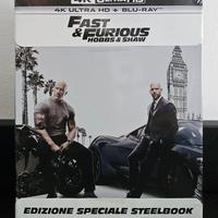 FAST & FURIOUS HOBBS & SHAW - STEELBOOK 4K – NUOVA