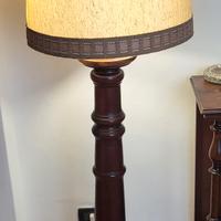 Lampada da terra vintage legno