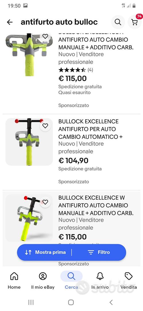 antifurto auto bullock - Accessori Auto In vendita a Venezia