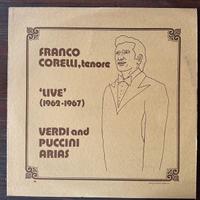 Vinile Franco Corelli Verdi and Puccini Arias