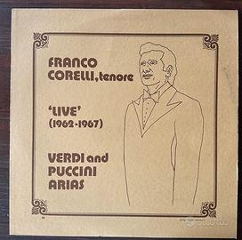 Vinile Franco Corelli Verdi and Puccini Arias