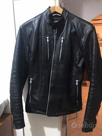 giacca/giacchetto moto pelle donna/lady
