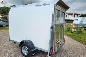 RIMORCHIO CARRELLO FURGONATO CRESCI 650 F CON RAMP