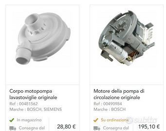 motore pompa Bosch