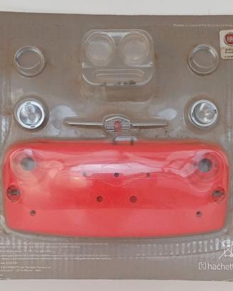 Fiat 500 edicola Hachette no Politoys Mebetoys
