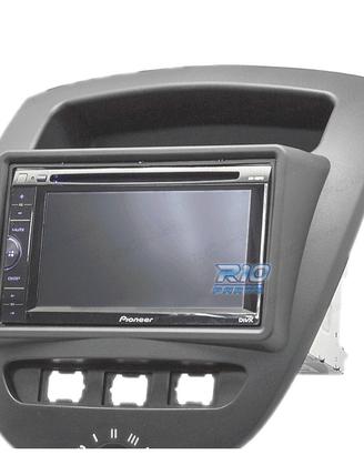 CORNICE NERA RADIO 2-DIN PER CITROEN C1 TOYOTA AYG