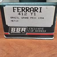 FERRARI 412 T1 BRAZIL GRAND PRIX 1994 MET 19 BBR