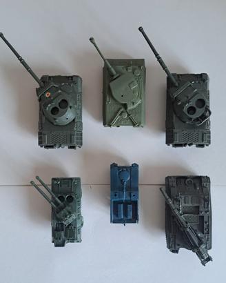 Lotto 6 pz. Mezzi militari Vintage-Atlantic HO '70