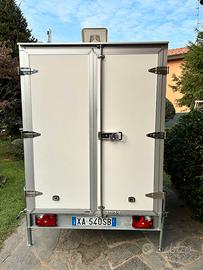 Carrello rimorchio furgonato