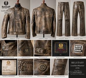 Belstaff Leathermaster 1970 – Completo in pelle –