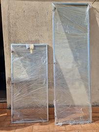 Ante in vetro e alluminio