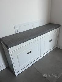 Scarpiera con seduta