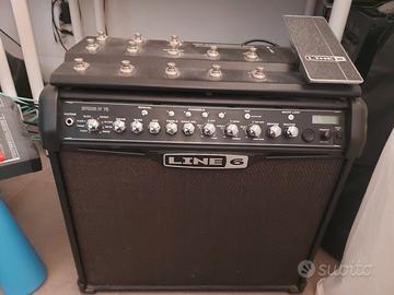 Amplificatore Line 6 Spider4 75watt + pedaliera  