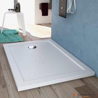 Piatto doccia resina Real bianco effetto pietra