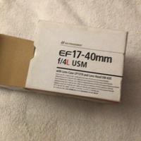 Canon EF 17-40 box completo