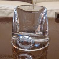 Porta cellulare in plexiglas con placca in argento