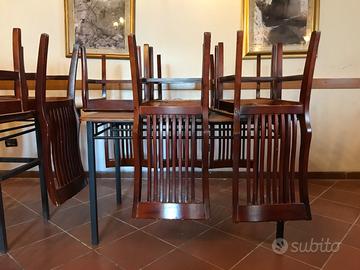 Tavoli, sedie, attrezzature per ristorante