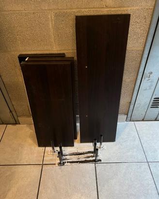 Mensole legno tamburato