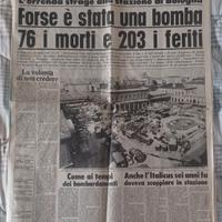 Resto Del Carlino Agosto 1980 Strage Bologna