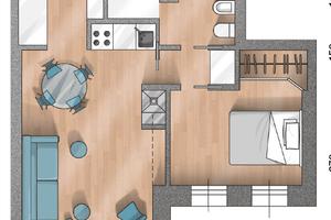 BALDUINA - BILOCALE con SPESE COMPRESE