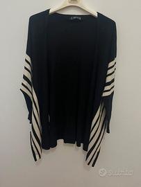 Cardigan Hanny Deep - M/L - Bianco e Nero