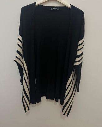 Cardigan Hanny Deep - M/L - Bianco e Nero