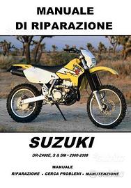 Manuali officina x Suzuki DRZ 400S-E-SM ITALIANO