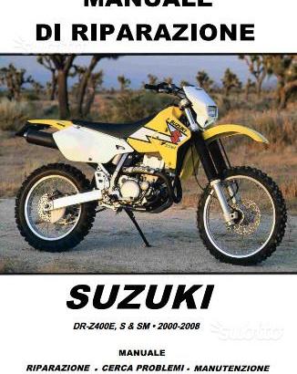 Manuali officina x Suzuki DRZ 400S-E-SM ITALIANO