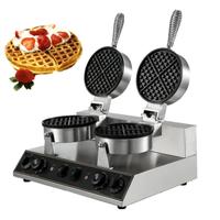 Macchina Per Waffle Elettrico Panettiere Doppia Te