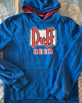 Felpa blu Duff Beer The Simpson tg XL