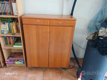 armadietto  e libreria