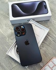 iPhone 15 Pro, 128GB, colore Blu Titanium