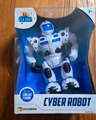 Cyber Robot che cammina con luci e suoni Giocheria