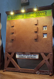 tabellone subbuteo modificato a LED