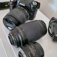 Kit Nikon D90 + 3 obiettivi (18-105mm VR, 50mm f/1
