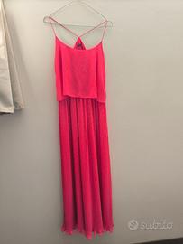 Abito da cerimonia Massimo Dutti fucsia